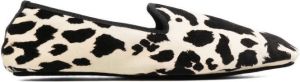 Roberto Cavalli animal-print slippers Black