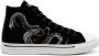 Roberto Cavalli embroidered-motif suede sneakers Black - Thumbnail 1