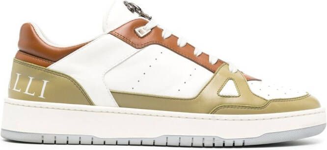 Roberto Cavalli leather low-top sneakers White