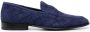 Roberto Cavalli logo-plaque suede loafers Blue - Thumbnail 1