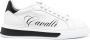 Roberto Cavalli logo-print leather sneakers White - Thumbnail 1