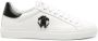 Roberto Cavalli Mirror Snake-embellished leather sneakers White - Thumbnail 1