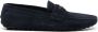 Roberto Cavalli Mirror Snake suede loafers Blue - Thumbnail 1