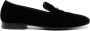 Roberto Cavalli monogram-motif velvet loafers Black - Thumbnail 1