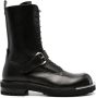 Roberto Cavalli Tiger Tooth leather boots Black - Thumbnail 1