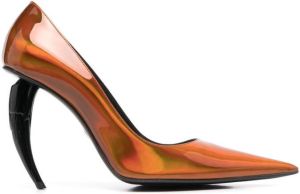 Roberto Cavalli Tiger Tooth pumps Orange