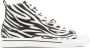 Roberto Cavalli zebra-print leather sneakers White - Thumbnail 1