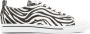 Roberto Cavalli zebra-print leather sneakers White - Thumbnail 1