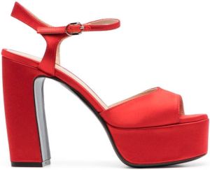 Roberto Festa 120mm open-toe sandals Red