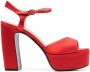 Roberto Festa 120mm open-toe sandals Red - Thumbnail 1