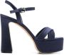 Roberto Festa 125mm satin sandals Blue - Thumbnail 1