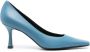 Roberto Festa 80mm pointed-toe leather pumps Blue - Thumbnail 1