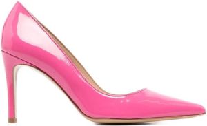 Roberto Festa 85mm pointed leather pumps Pink