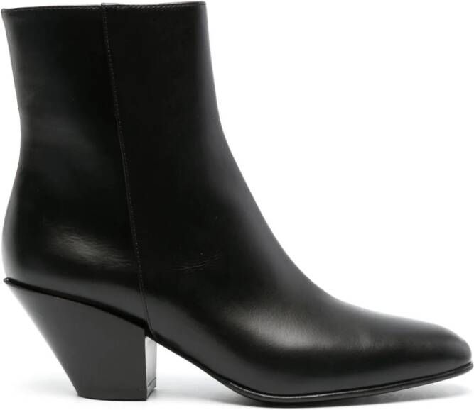 Roberto Festa Allyk 70mm ankle leather boots Black