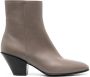 Roberto Festa Allyk 80mm leather ankle boots Grey - Thumbnail 1