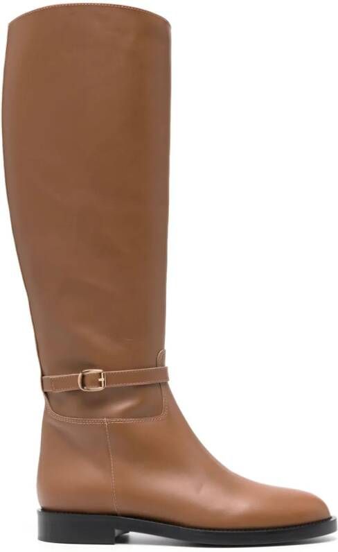 Roberto Festa Davis leather boots Brown