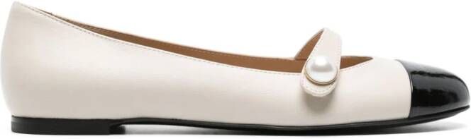 Roberto Festa Divy leather ballerina shoes White