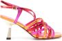 Roberto Festa Dream 75mm leather sandals Pink - Thumbnail 1