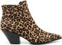 Roberto Festa Frediana leopard-print 65mm boots Brown - Thumbnail 1