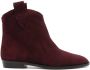 Roberto Festa Hellas 25mm suede boots Red - Thumbnail 1