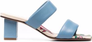 Roberto Festa ise sugar leather-strap sandals Blue