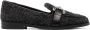 Roberto Festa Joys bouclé-construction loafers Black - Thumbnail 1