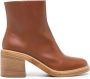 Roberto Festa Mady 75mm leather boots Brown - Thumbnail 1