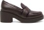 Roberto Festa Percy 70mm block-heel loafers Brown - Thumbnail 1