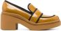 Roberto Festa Percy 70mm block-heel loafers Yellow - Thumbnail 1