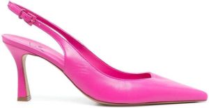 Roberto Festa pointed-toe 80mm leather pumps Pink