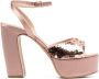 Roberto Festa sequin-embellished 120mm sandals Pink - Thumbnail 1