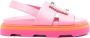 Roberto Festa Sintra leather platform sandals Pink - Thumbnail 1