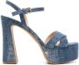 Roberto Festa Trink 130mm denim sandals Blue - Thumbnail 1