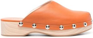 Rodo slip-on mule shoes Orange