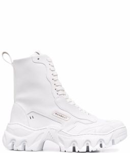 Rombaut lace-up ankle boots White