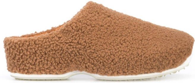 Rosetta Getty slip-on shearling sneakers Brown