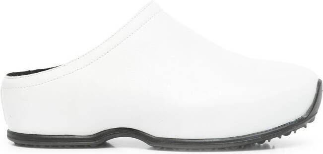 Rosetta Getty two-tone leather sneakers White