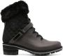 Rossignol 50mm leather lace-up ankle boots Grey - Thumbnail 1