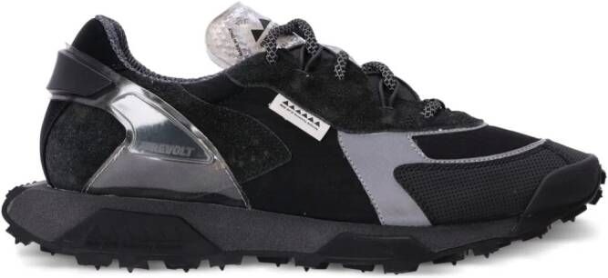 RUN OF Hunter low-top sneakers Black