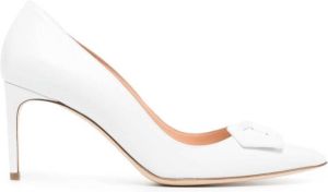 Rupert Sanderson pointed-toe 75mm leather pumps White