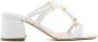 Rupert Sanderson slip-on tubular leather sandals White - Thumbnail 1