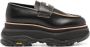 Sacai coin-detail leather loafers Black - Thumbnail 1