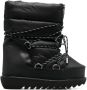 Sacai quilted lace-up ankle boots Black - Thumbnail 1