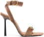 Saint Laurent 120mm chain-embellished sandals Brown - Thumbnail 1