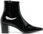 Saint Laurent Arsun patent-leather ankle boots Black - Thumbnail 1