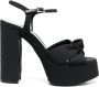 Saint Laurent Bianca 85mm platform sandals Black - Thumbnail 1