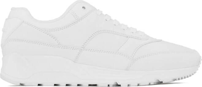 Saint Laurent Bump leather sneakers White