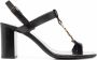 Saint Laurent 75mm Cassandra sandals Black - Thumbnail 1