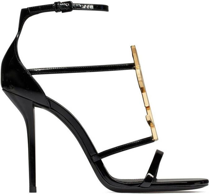 Saint Laurent 100mm Cassandra open-toe sandals Black - Picture 2