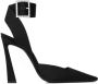 Saint Laurent Claude 110mm slingback sandals Black - Thumbnail 1